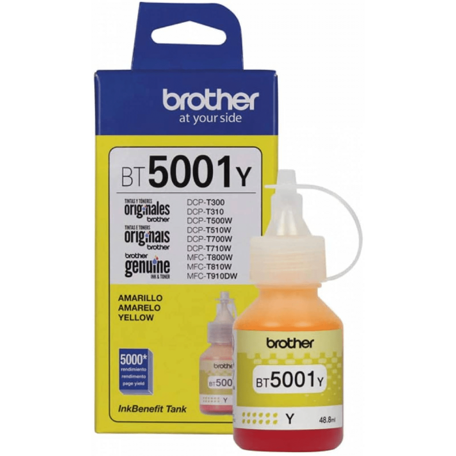 Tinta Brother BT5001Y Amarillo Original
