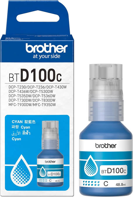 Tinta Brother BTD100C Cianico Original