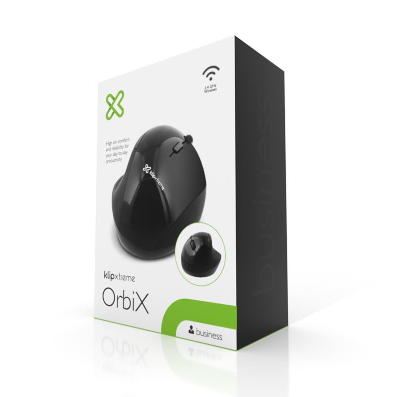 Mouse inalámbrico y ergonómico de seis botones Orbix