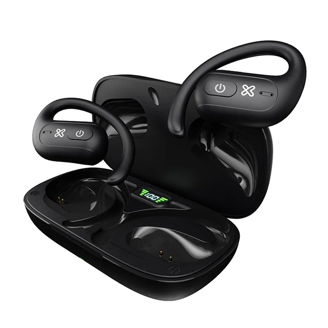 Audífonos TWS Klip Xtreme OpenBuds KOE-250BK Oído Abierto ENC